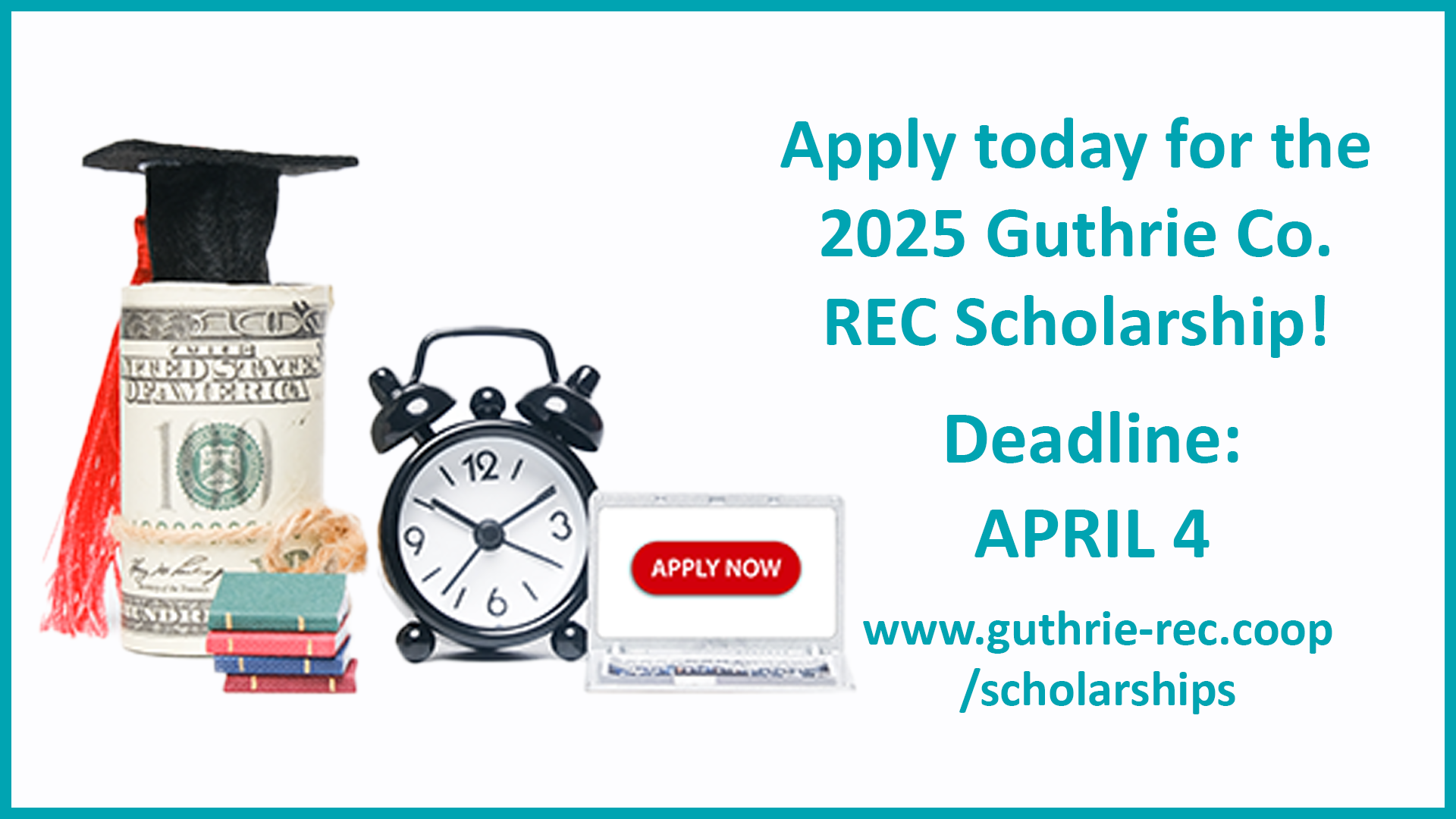 Scholarships available and deadline