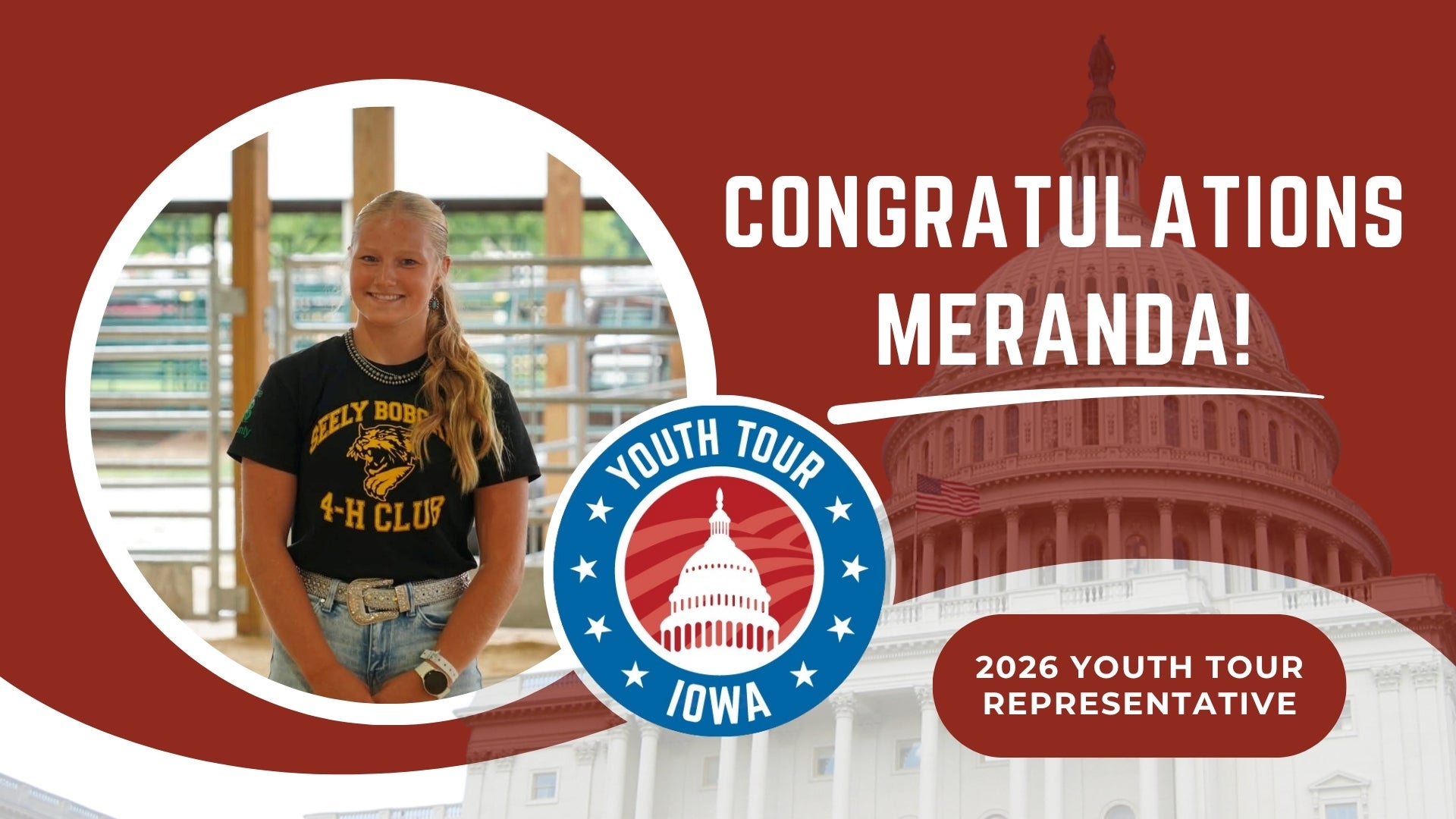 Youth Tour representative - link to news article