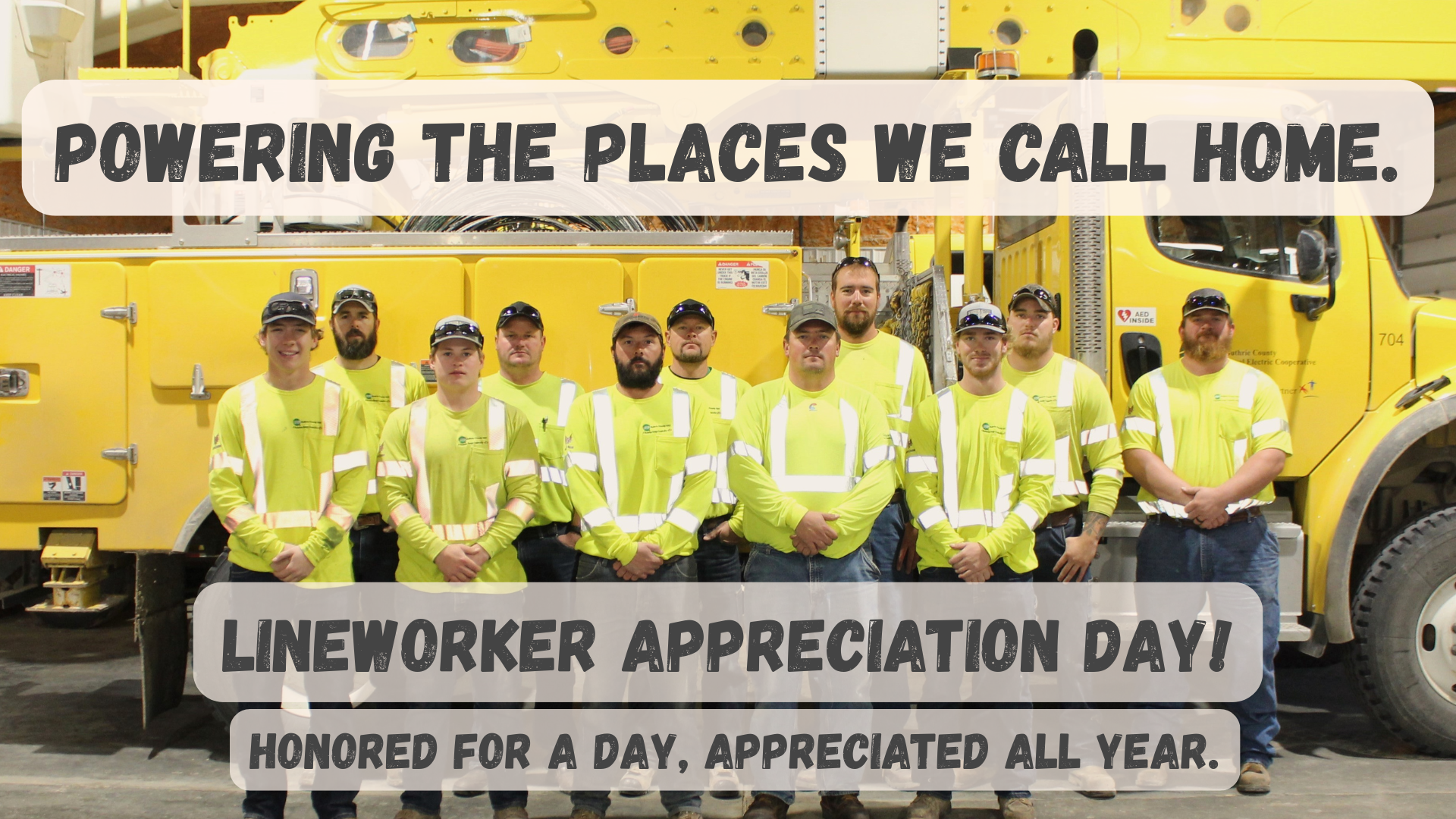 Lineworkers Appreciation Day