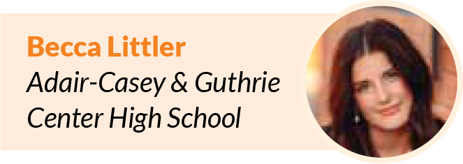 Becca Littler - scholarship winner